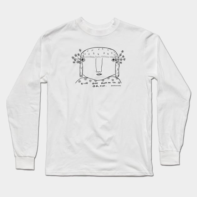 Room To Grow Long Sleeve T-Shirt by New Face Every Day